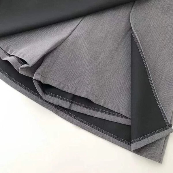 Lucyever Black Gray Women Skirts A-Line Korean Style High Waist Split Mini Skirt Woman Simple Casual Office Shorts Skirts Female - Image 6
