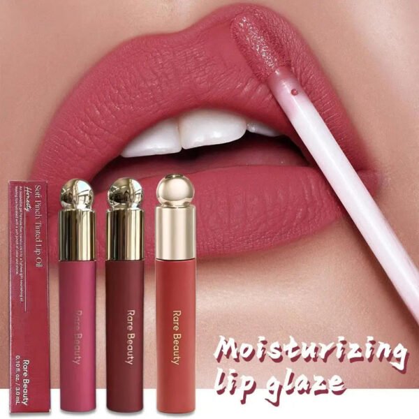 3ml For Rare Beauty Soft Pinch Tinted Lip Oil Liquid Lipstick Lipgloss Highlighter Blusher Cream Moisturizing Lip Glaze LipGloss - Image 4