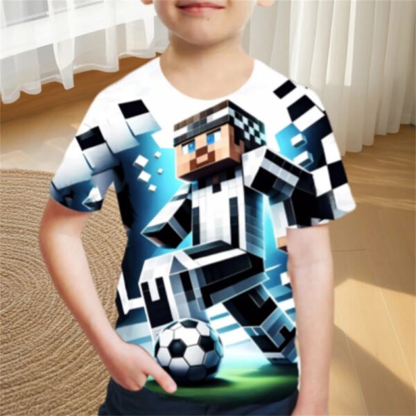 Children's Clothing Adventure Style Boys Clothes Cartoon T-Shirt for a Boy Fashion 2024 Baby Summer Clothes O-Neck Children Top - Image 4