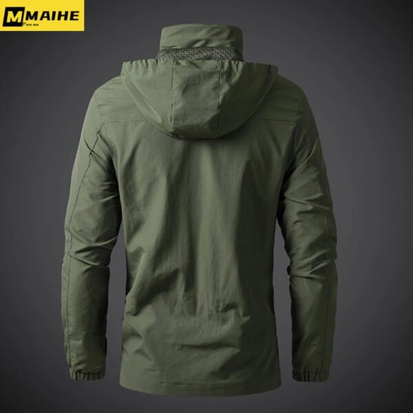 Mens Windbreaker Jackets Waterproof Military Hooded Coat Male New Combat Jackets Men Autumn Outdoor Hiking Biking Bomber Outwear - Image 6
