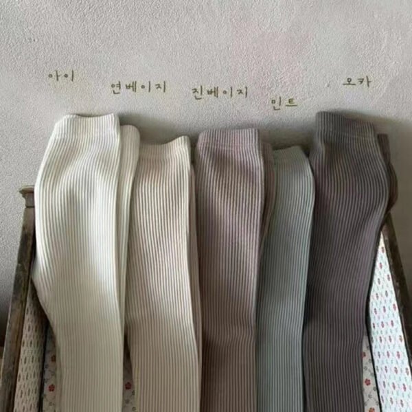 0-3Yrs Infant Baby Boys Girls Pure Color Pants Children's Clothes Pants Spring Summer Casual Kids Baby Girls Boys Pants - Image 5