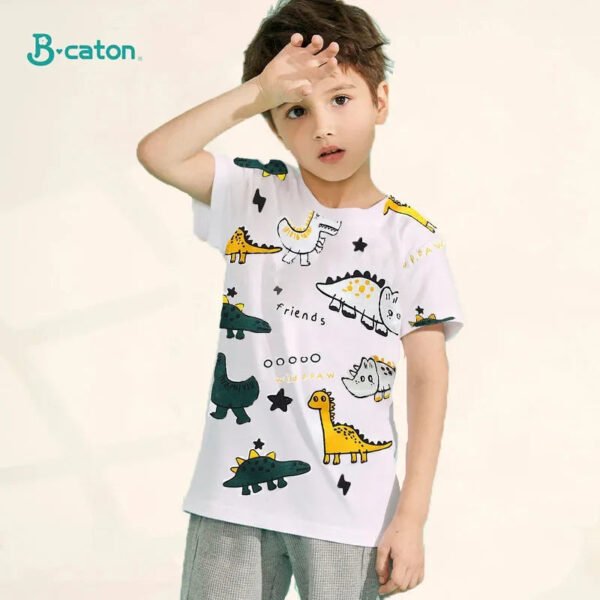 Children's Clothing T-Shirt  Kids Clothes Boys Girls Summer Cartoon Tops Short Sleeve Clothes 100% Cotton Baby Clothing - Image 3