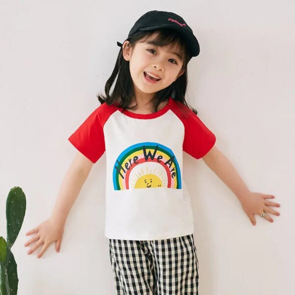 Children's Clothing T-Shirt  Kids Clothes Boys Girls Summer Cartoon Tops Short Sleeve Clothes 100% Cotton Baby Clothing - Image 4