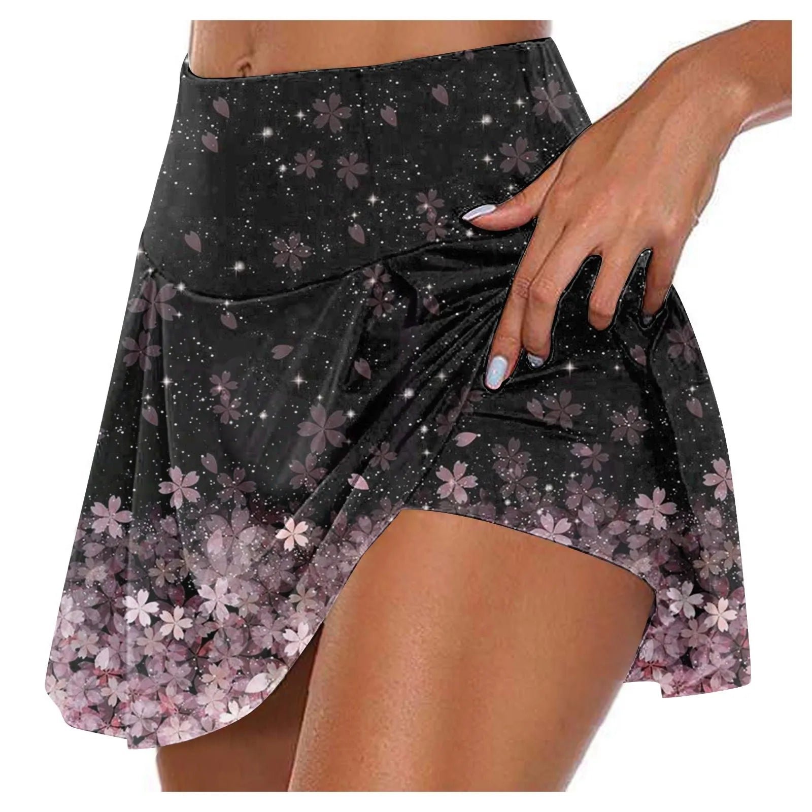 Women'S Athletic Stretchy Pleated Tennis Skirts Run Yoga Inner Shorts Elastic Sports Golf Skorts Vestidos Para Mujer Ropa Mujer