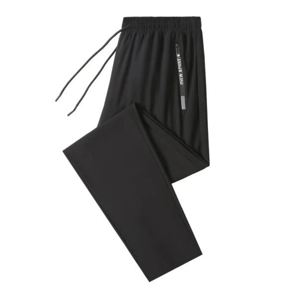 Ice Silk New Pants for Men's Summer Thin Style Sports Quick Dried Straight Leg Draping Wide Leg Pants Casual Long Pants for Men - Image 6