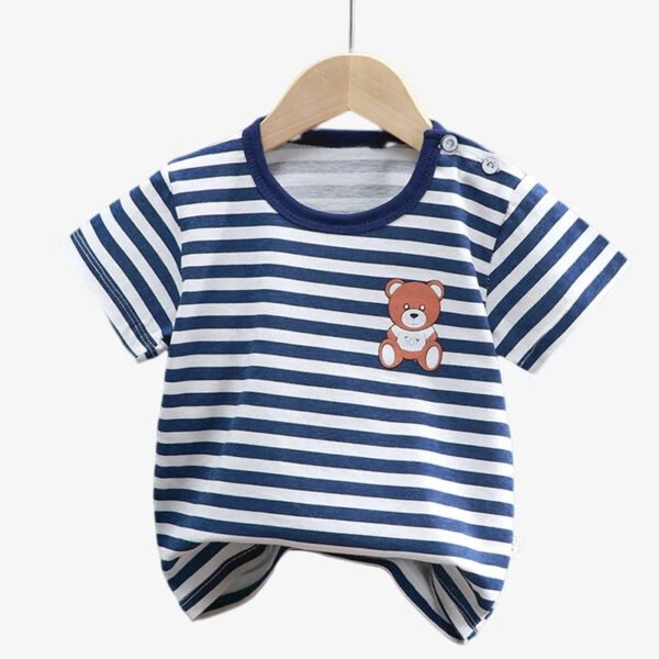 Children's Clothing T-Shirt  Kids Clothes Boys Girls Summer Cartoon Tops Short Sleeve Clothes 100% Cotton Baby Clothing - Image 9