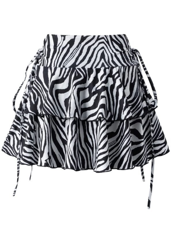 2025 New Leopard Print Skirt Women Summer Fashion Outdoor Versatile High Waist Slim Fit Elastic Waist Short Skirt Goods In Stock - Image 4