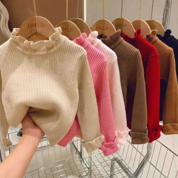 0-7Y Autumn New Baby Boys Girls Clothes Baby Sweater Toddler Knit Sweater Newborn Knitwear Long Sleeve Cotton Baby Pullover Tops - Image 2