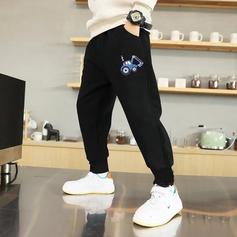 2024 Spring Children Trousers for Boys Kids Cotton Low/Full Battery Casual Sport Long Pants Sweatpants 3 to 14 Years Kids - Image 14