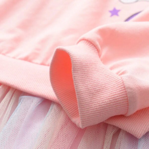 New Unicorn Princess Dress Children's Spring & Autumn Season Dress Girls' Birthday Party Dress Halloween Christmas Dress - Image 5