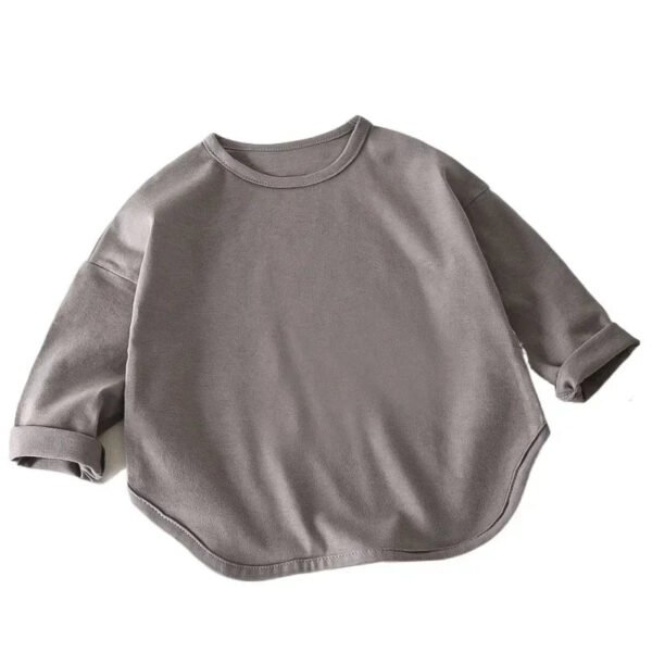 Baby Boys Basic Tee Long Sleeve T-shirts Pure Cotton Baby Girl Tops Kids T-shirt Cotton Spring Tee Shirts Baby Boy Clothes - Image 6