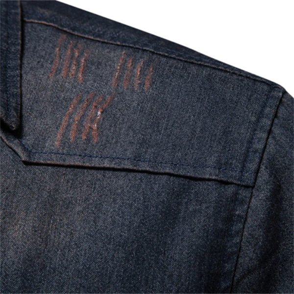 AIOPESON Brand Elastic Cotton Denim Shirt Men Long Sleeve Quality Cowboy Shirts for Men Casual Slim Fit Mens Designer Clothing - Image 4