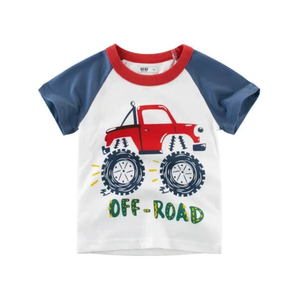 2025 Summer Children 3D Cartoon T-shirt for Boy Animal Printing Dinosaur Shark Boys T Shirt Girls Tops Tees Cartoon Kids Clothes - Image 13