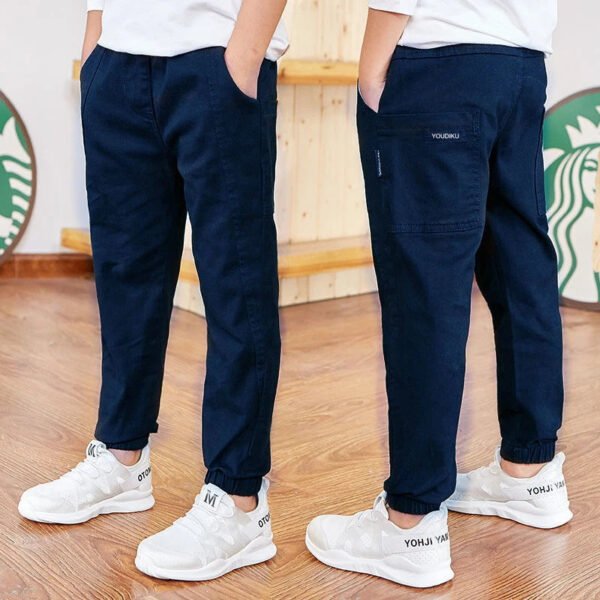 Spring Autumn Cotton Boys Pants Children Trousers Casual Kids Sports Pants 3 4 5 6 7 8 9 10 11 12 13 Years Teenager Boys Clothes - Image 2
