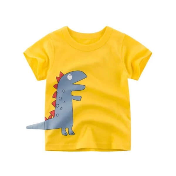 2025 Summer Children 3D Cartoon T-shirt for Boy Animal Printing Dinosaur Shark Boys T Shirt Girls Tops Tees Cartoon Kids Clothes - Image 18