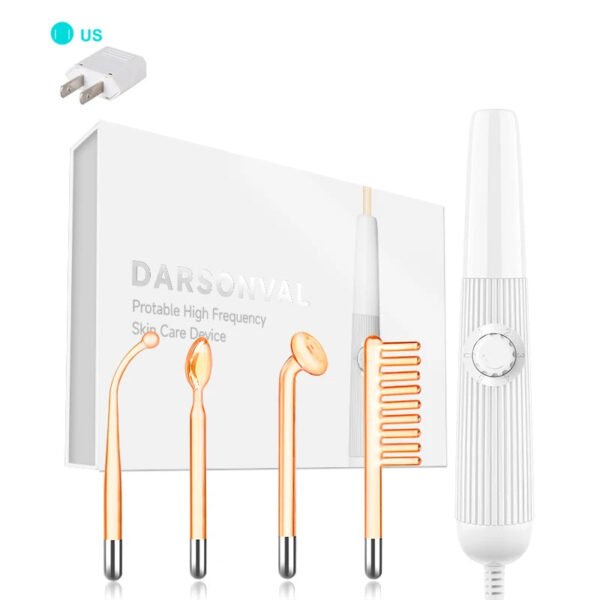 DARSONVAL High Frequency Electrode Wand Machine Neon Electrotherapy Glass Tube Acne Spot Wrinkles Remover Beauty Facial Care - Image 7