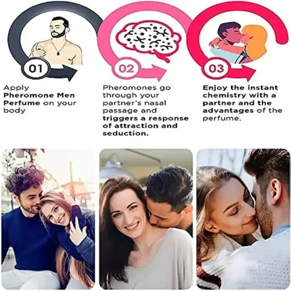 Strong Pheromone For Men Attract Women Long Lasting Pheromone Mens Fragrance Oil For Business Social Events Date Nights - Image 5