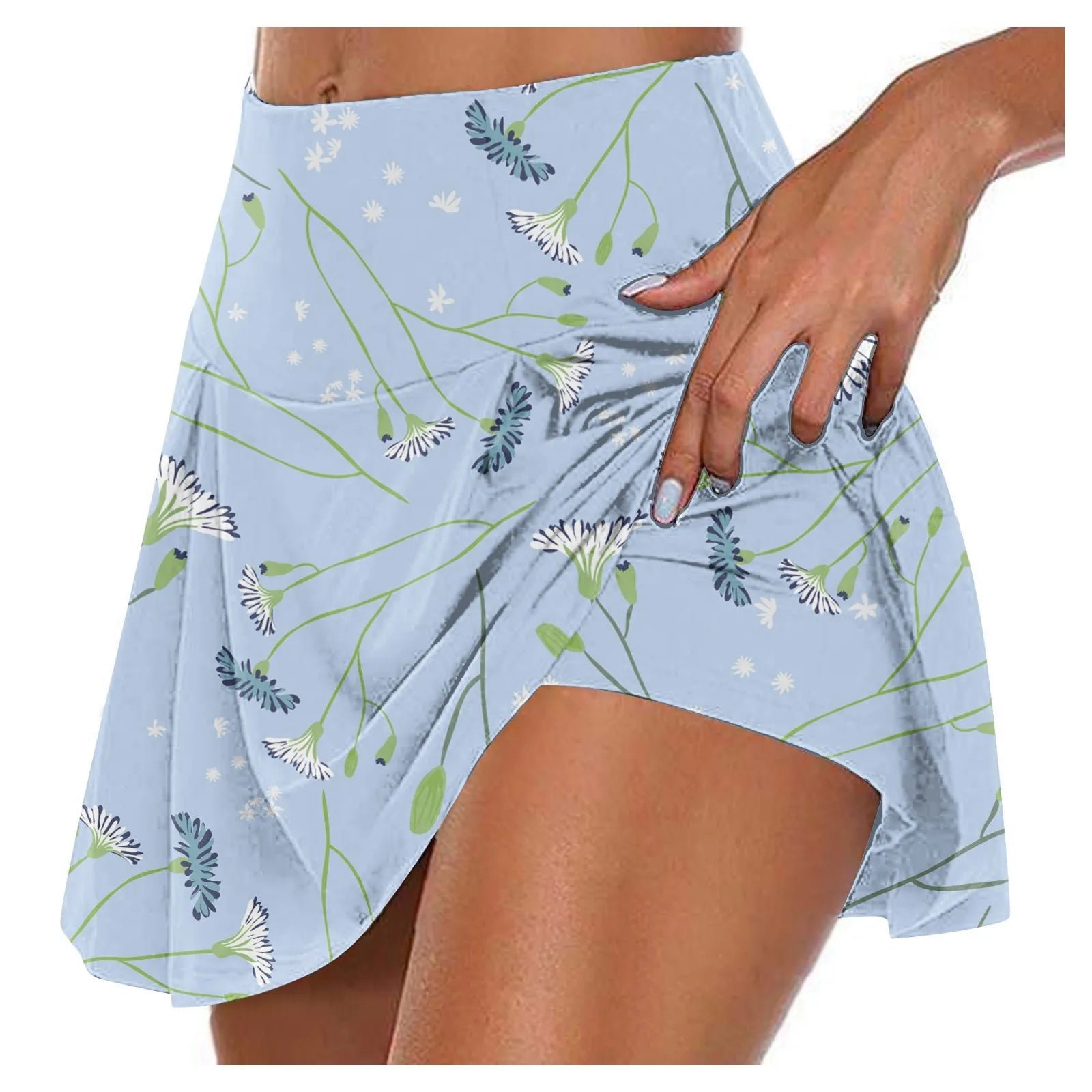 Women'S Athletic Stretchy Pleated Tennis Skirts Run Yoga Inner Shorts Elastic Sports Golf Skorts Vestidos Para Mujer Ropa Mujer - Image 8