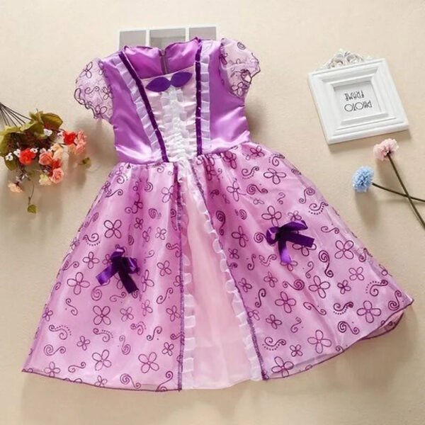Kids Princess Costume Children Elsa Anna Halloween Dress Girl Jasmine Moana Dinner Dress Rapunzel Mermaid Pageant Disguise 3-10Y - Image 5