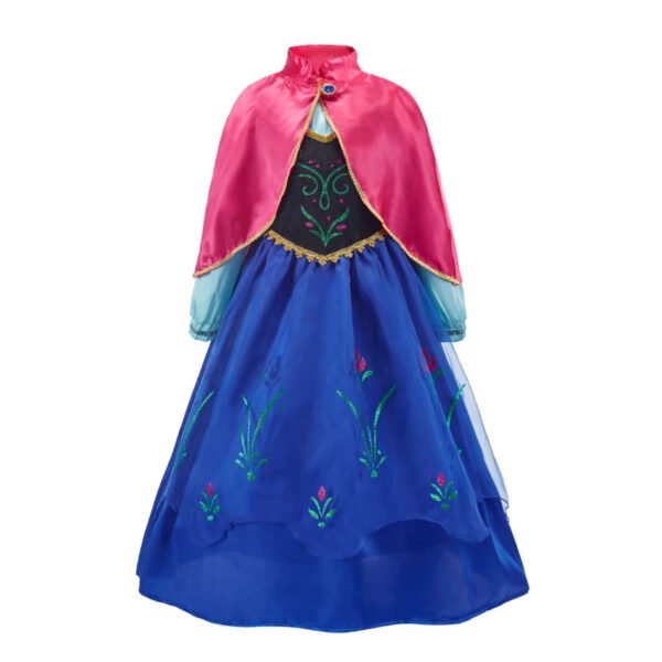 Kids Princess Costume Children Elsa Anna Halloween Dress Girl Jasmine Moana Dinner Dress Rapunzel Mermaid Pageant Disguise 3-10Y - Image 8