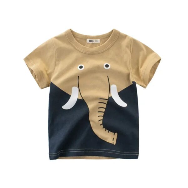 2025 Summer Children 3D Cartoon T-shirt for Boy Animal Printing Dinosaur Shark Boys T Shirt Girls Tops Tees Cartoon Kids Clothes - Image 7