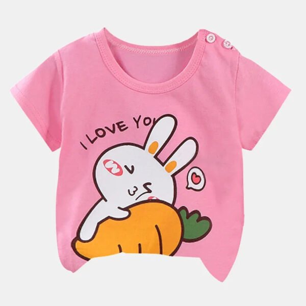 Children's Clothing T-Shirt  Kids Clothes Boys Girls Summer Cartoon Tops Short Sleeve Clothes 100% Cotton Baby Clothing - Image 13
