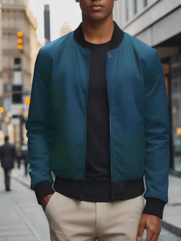 2024 Spring and Autumn New Baseball Collar Short Loose Solid Color Jacket Men's Business Casual Thin Coat Trend - Image 7
