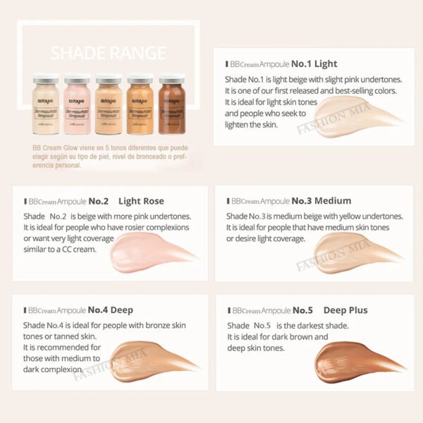 Stayve 8ml BB Cream Glow Essence Starter Kit Facial Niacinamide Foundation Moisturiseing Cream Skin Care Beauty - Image 4