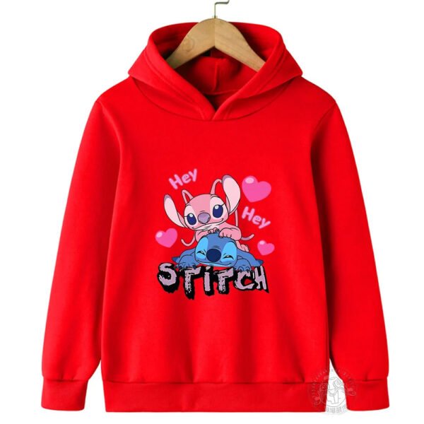 Disney Stitch Street Fashion Sweater for Boys and Girls, Children's Sports Pullover, Outdoor Sports Hoodie - Image 8