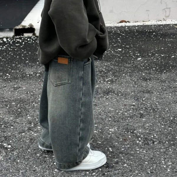 Winter Plush Kids Pants New Children's Clothing Jeans for Boys Lining Thicken Denim Trousers Baby Warm Casual Kids Denim Pants - Image 6
