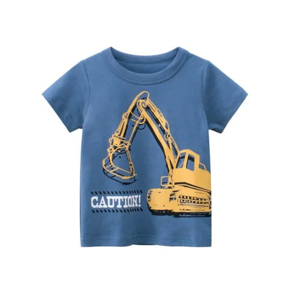 2025 Summer Children 3D Cartoon T-shirt for Boy Animal Printing Dinosaur Shark Boys T Shirt Girls Tops Tees Cartoon Kids Clothes - Image 6