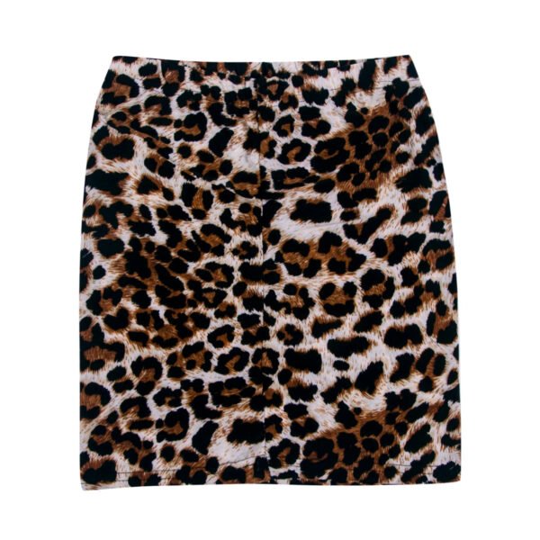 Leopard Printing High Waist Skirt Women Sexy Pencil Bodycon Pack Hip Mini Skirt For Women - Image 7