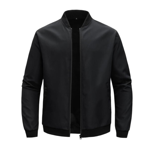2024 Spring and Autumn New Baseball Collar Short Loose Solid Color Jacket Men's Business Casual Thin Coat Trend - Image 13