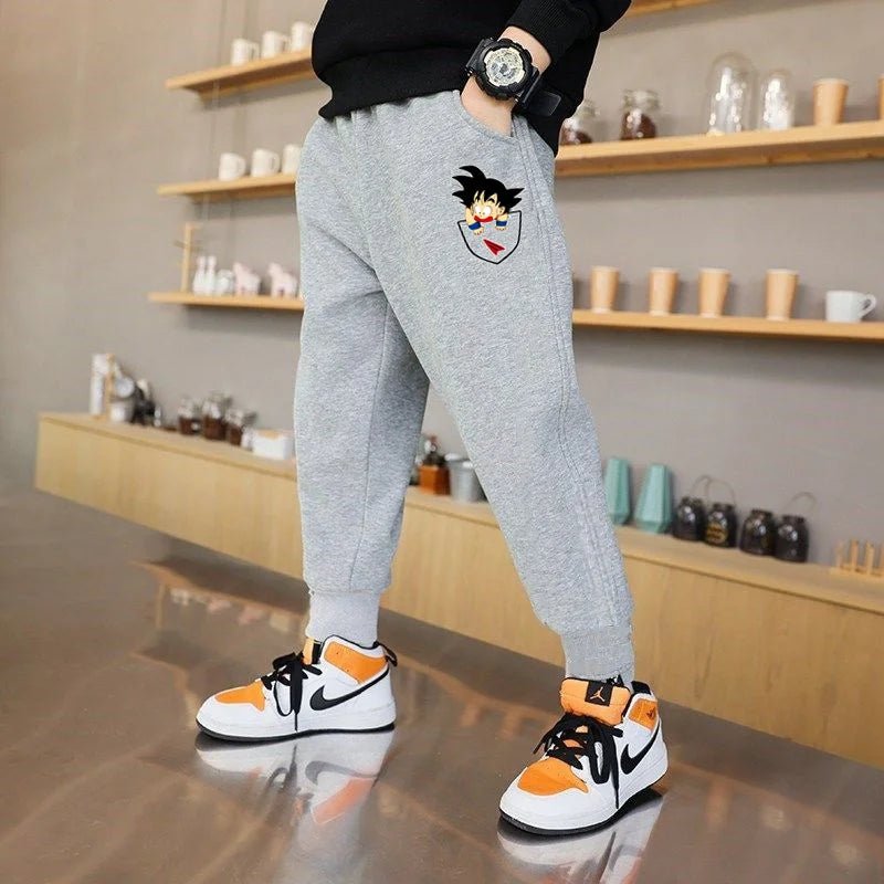 2024 Spring Children Trousers for Boys Kids Cotton Low/Full Battery Casual Sport Long Pants Sweatpants 3 to 14 Years Kids - Image 8