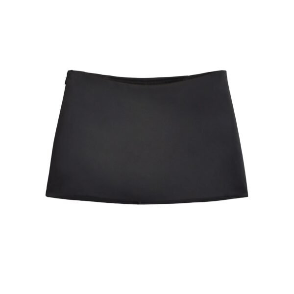 Black Mini Skirts Y2k Clothes Korean Fashion 2024 Summer Satin Skirts For Woman Low Rise Skirt Kawaii Pink Skirt With Shorts - Image 7