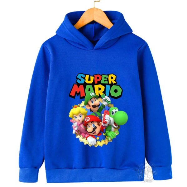 2024 New Game Marios Hoodie Children's Sweatshirt Marios Pullover Fashion Boys and Girls Clothing - Image 2