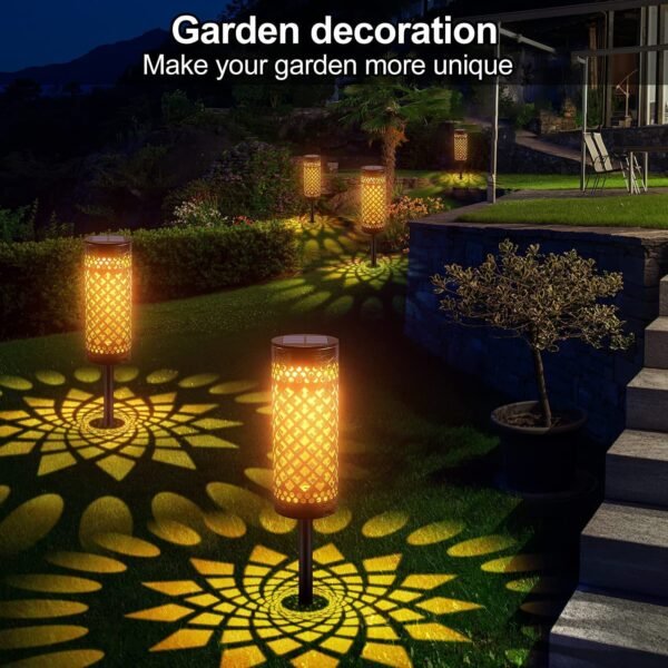 Metal Solar-powered Lawn Lamps Courtyard Decorative Waterproof - Image 2