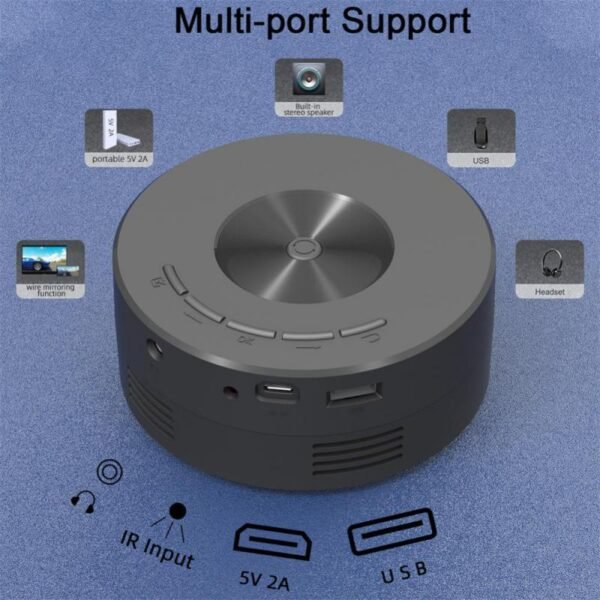 Smart Projector WiFi Portable 1080P Home Theater Video LED Mini Projector For Home Theaters Media Player - Image 7