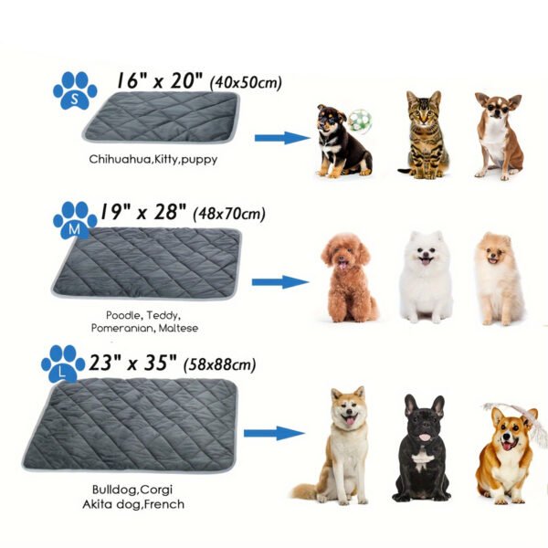Dog Cat Bed, Cat Dog Non-Slip Mat, Extra Warm Thermal Pet Pad  Self-Heating Cat Mat Warm Thermal Pet Pad Washable Dog Crate Pad Heat Dog Cat Bed Mat Blanket Non-Slip Bottom For Outdoor And Indoor Pets - Image 10