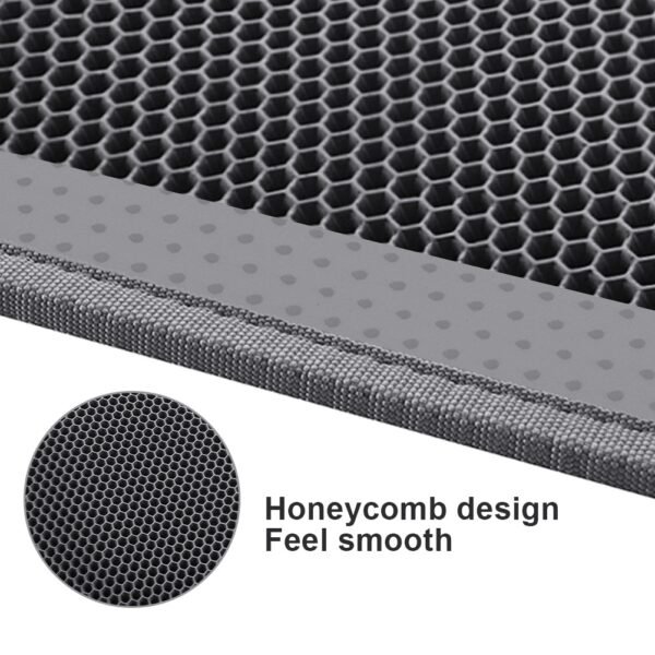 Kitty Cat Litter Mat Trapping Honeycomb Double Layer Design Waterproof Double Layer EVA Cat Litter Pad Waterproof Non-slip Sand Basin Filter Kitten Dog Washable Mattress - Image 10