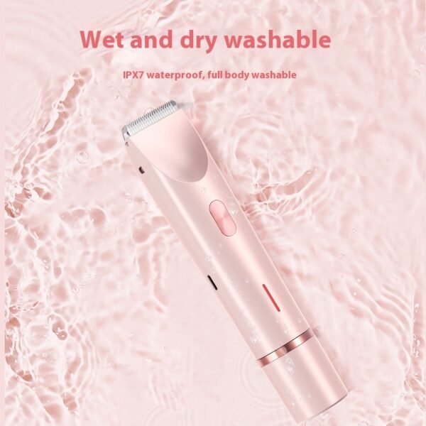 2 In 1 Hair Remover Women's Double Head Shaver Private Pubic Hair Trimmer Electric Razor Wet Dry Electric Body Hair - Image 10