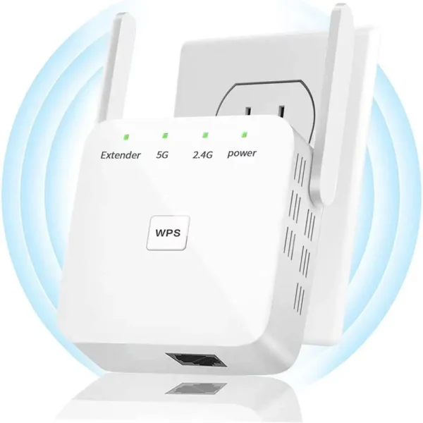 300Mbps WiFi Repeater 2.4Ghz Router Wireless Booster Long Range Amplifier Network Extender For Home/Office UK Plug Easy Set - Image 2