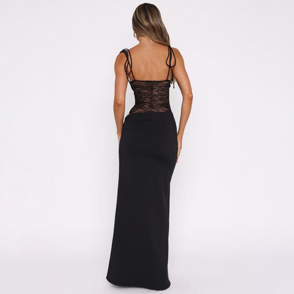 Y2K Lace Suspender Dress Fashion Sexy Lace Long Dresses Party Evening Club Beach Clothing For Women - Image 10
