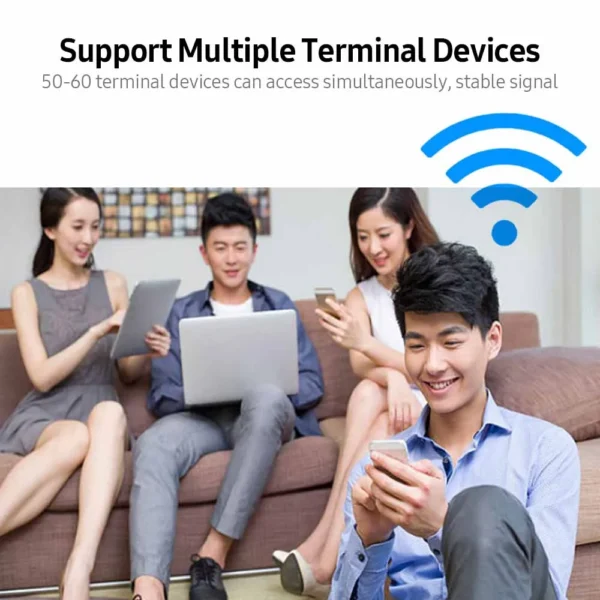 300Mbps In-Wall Wireless Router AP Access Point WiFi Router LAN Network Switch WiFi AP Router with WPS Encryption USB Socket - Image 3