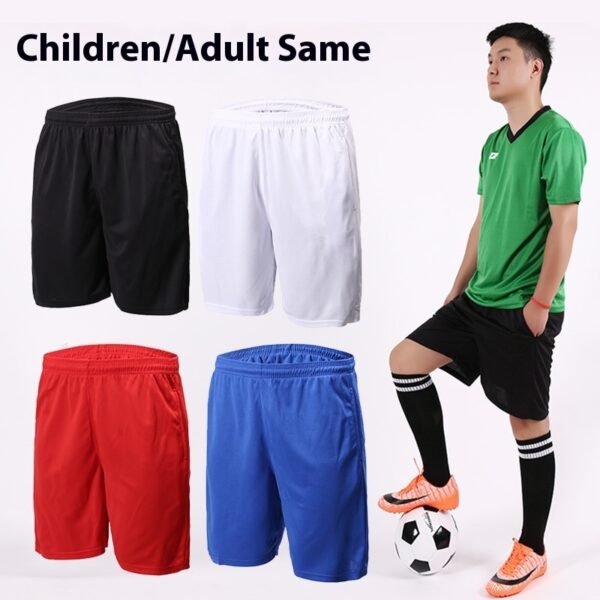 Football Pants Sports Shorts Men's Fitness Breathable Cropped Casual Pants - Image 5