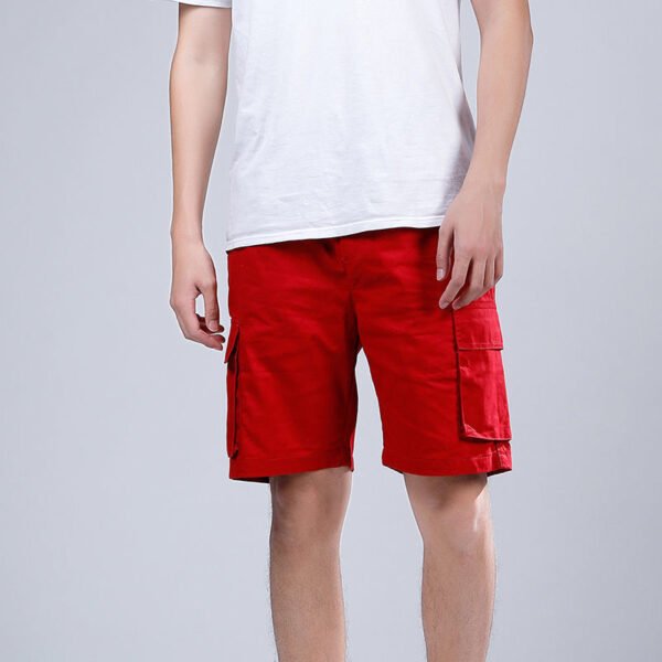 Men's Cotton Shorts Five Points Multi-pocket Trousers - Image 4