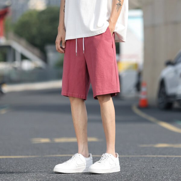 Men's Lightweight Trendy Solid Color Shorts - Image 10