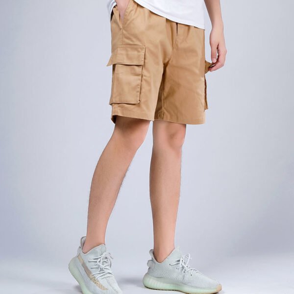 Men's Cotton Shorts Five Points Multi-pocket Trousers - Image 2