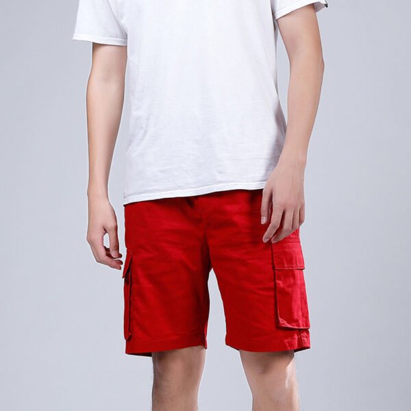 Men's Cotton Shorts Five Points Multi-pocket Trousers - Image 5